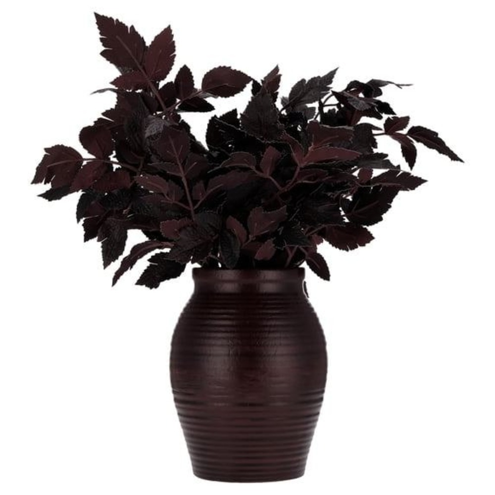 My Texas House Layered Plum Foliage Arrangement Vase 20" Fall Decor